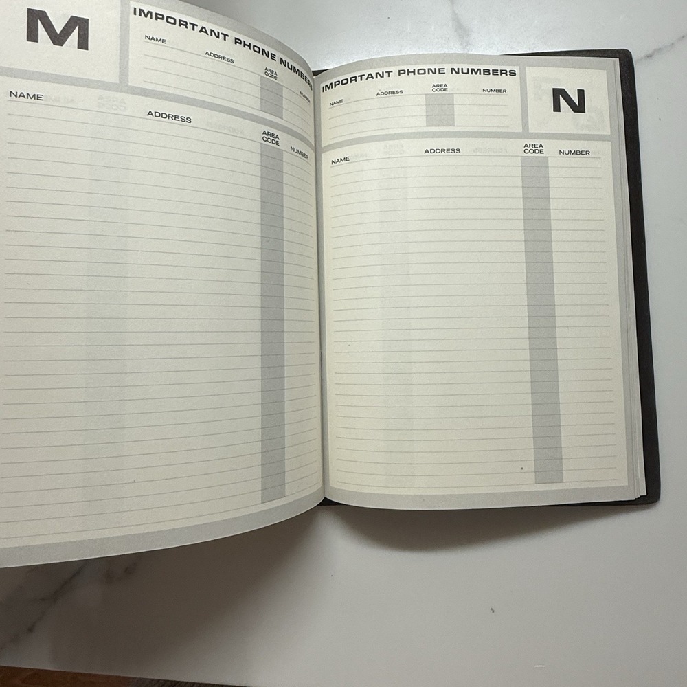 Vintage 1978 Desk Diary‎ Calendar– Embossed Faux Leather Cover – Birds & Wheat - Picture 11 of 13